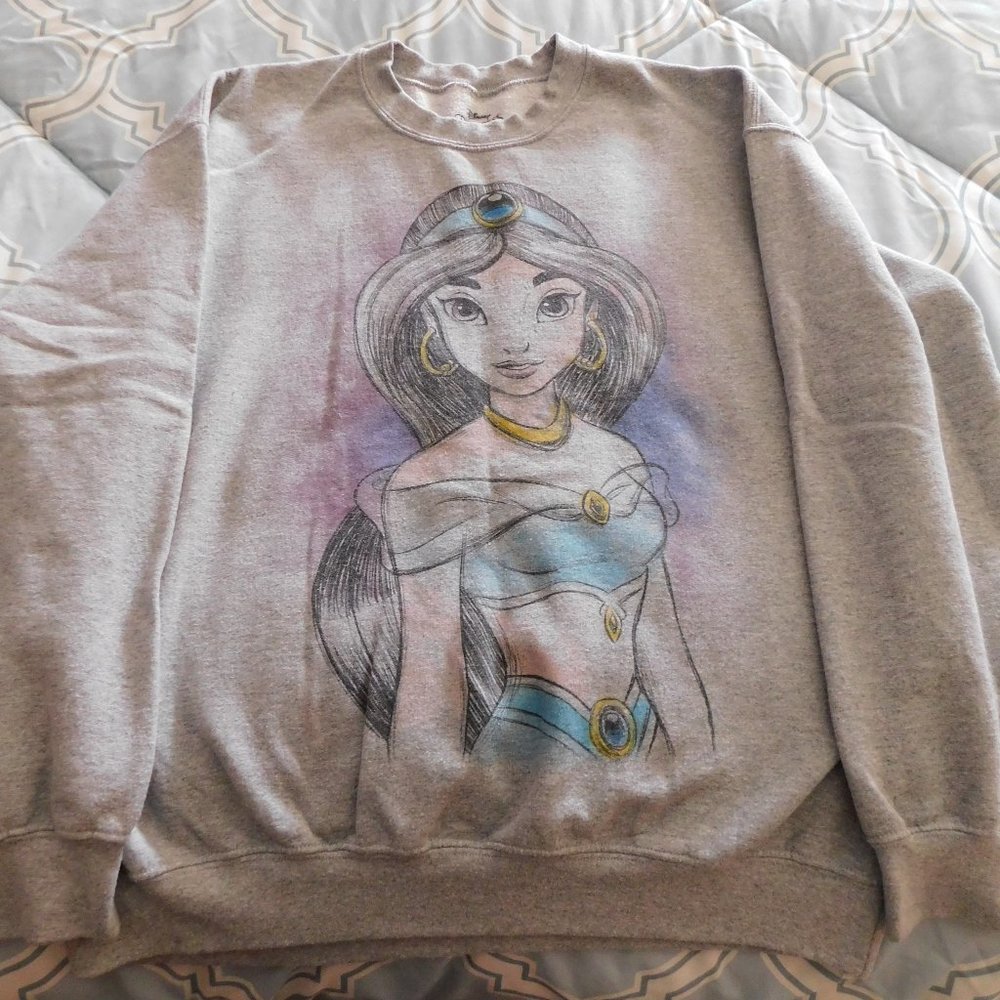 Disney Princess Jasmine Grey Sweatshirt